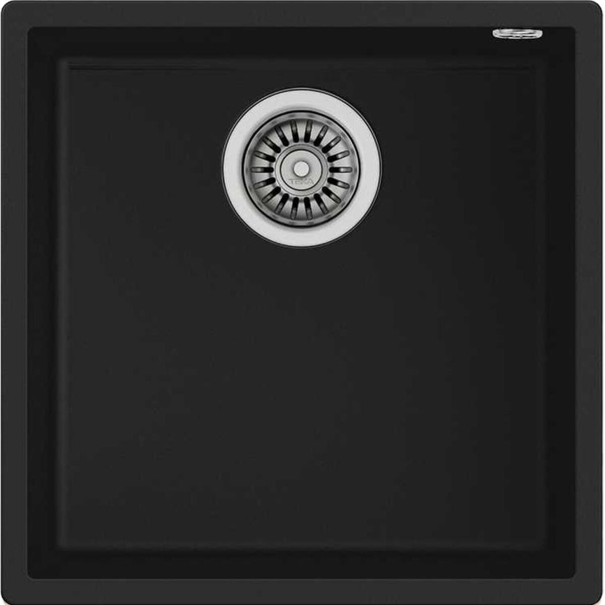 Teka SQUARE 40.40 TG (Black) Siyah Granit Evye