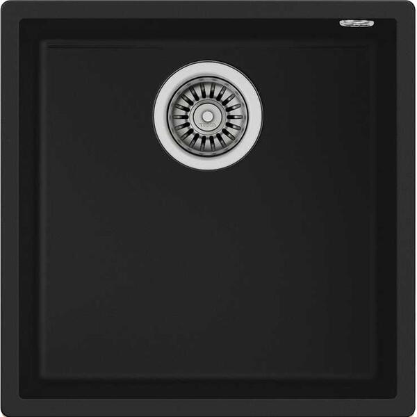 Teka SQUARE 40.40 TG (Black) Siyah Granit Evye
