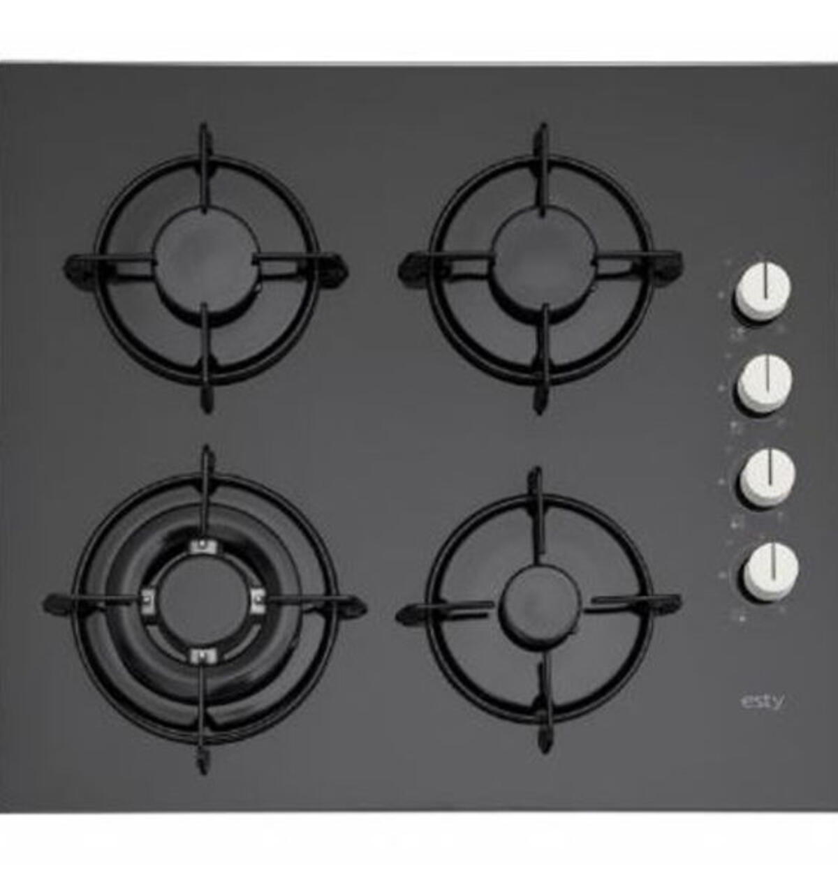 Esty ACO5434B01 Siyah Woklu Ankastre Ocak