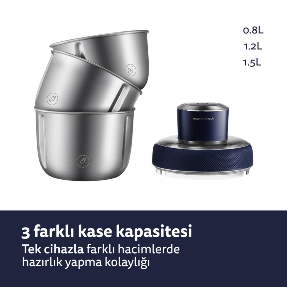 Morphy Richards 3 Kaseli Doğrayıcı