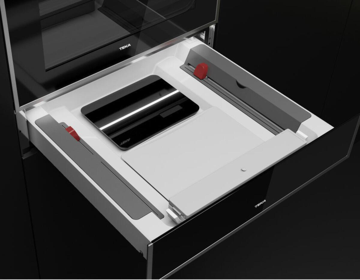 Teka VS 152 GS Inox Siyah Cam Vakum Makinesi