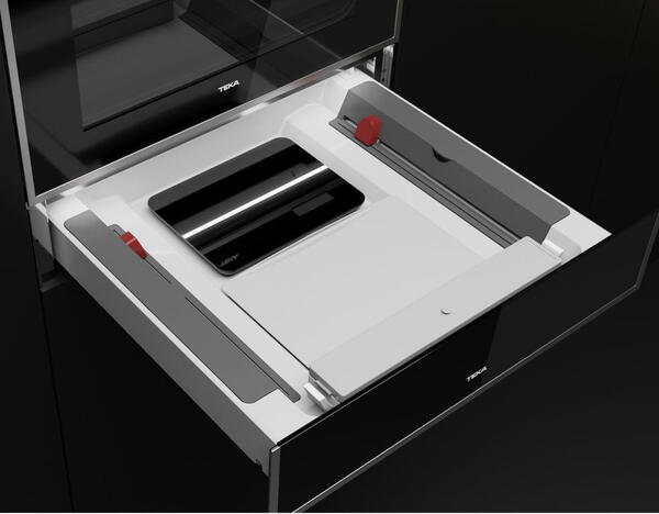 Teka VS 152 GS Inox Siyah Cam Vakum Makinesi