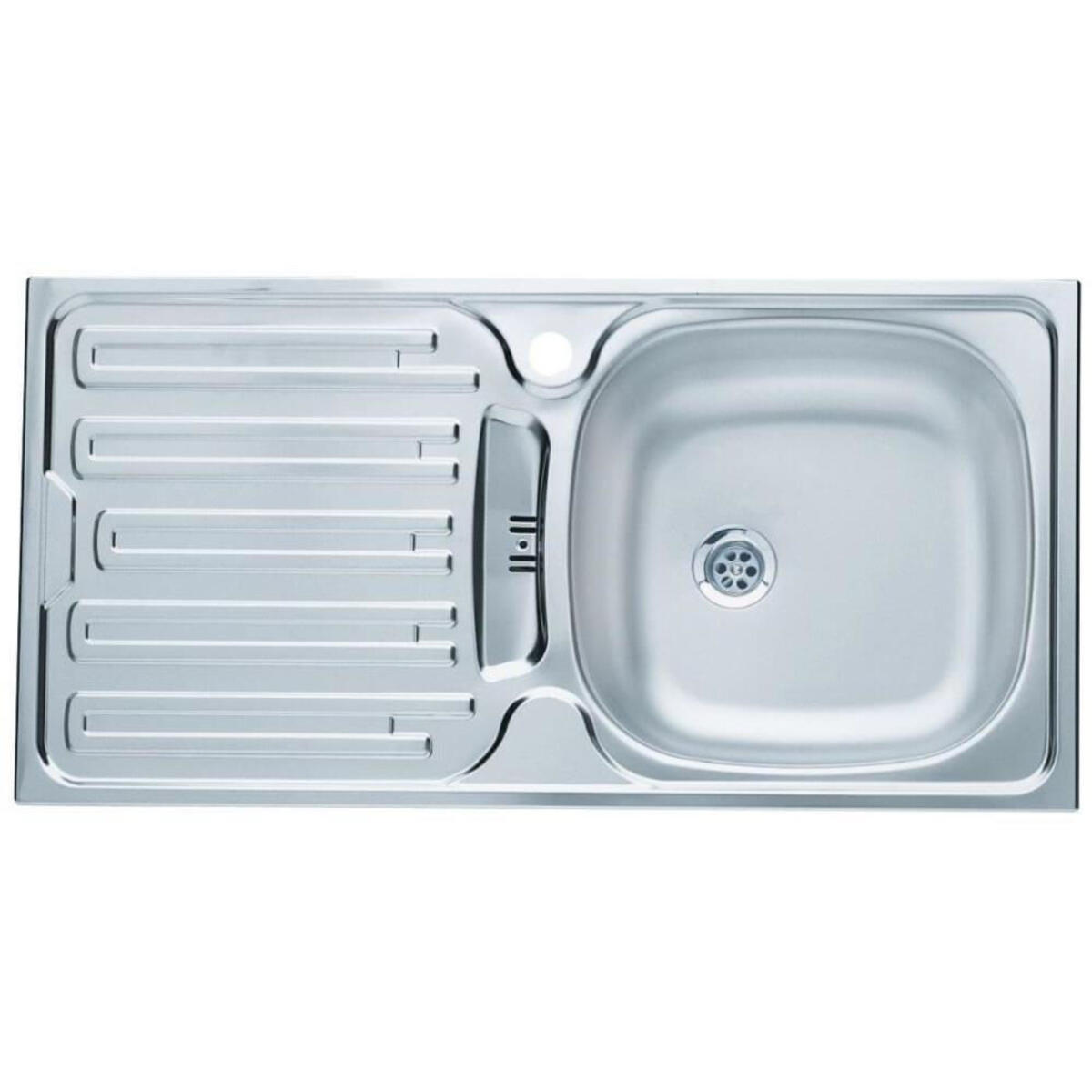 Dominox DML 614 SOL DEKORLU 43,5*86 ÇELİK EVYE 