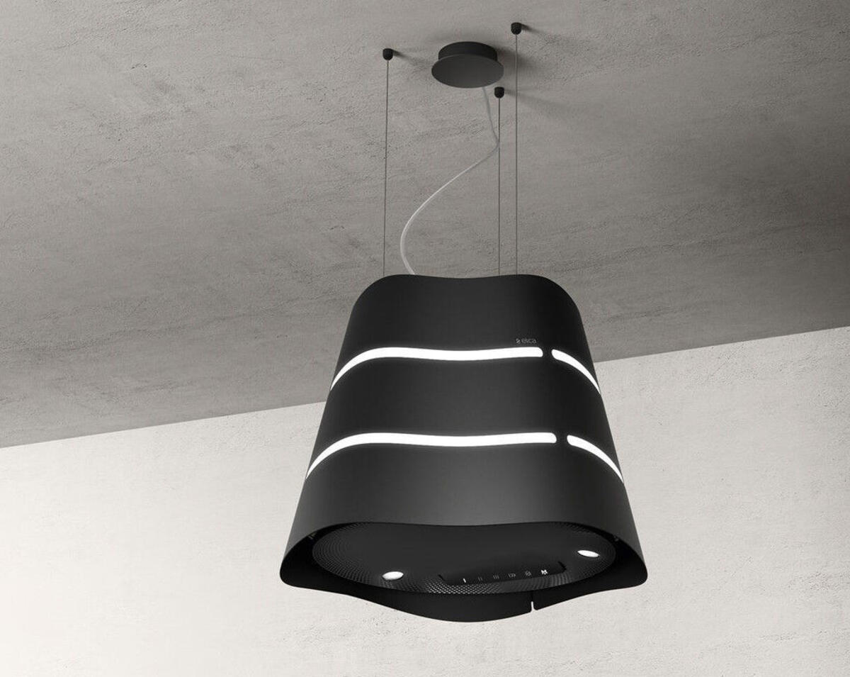 Elica WAVE UX BL MAT/F/51 Ada Tipi Davlumbaz