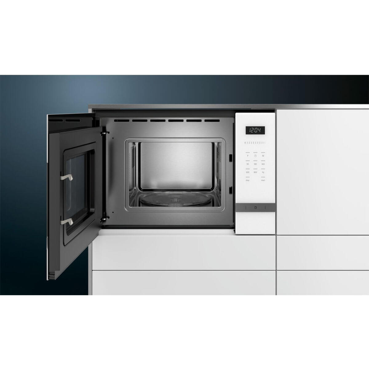 Siemens BF525LMW0 Beyaz Ankastre Mikrodalga