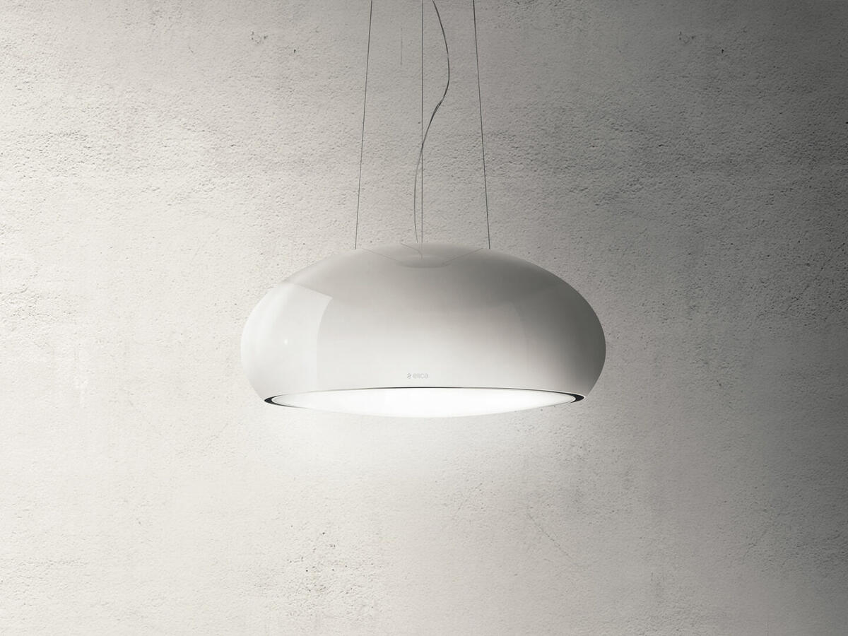 Elica SEASHELL WH MAT/F/80 Ada Tipi Davlumbaz