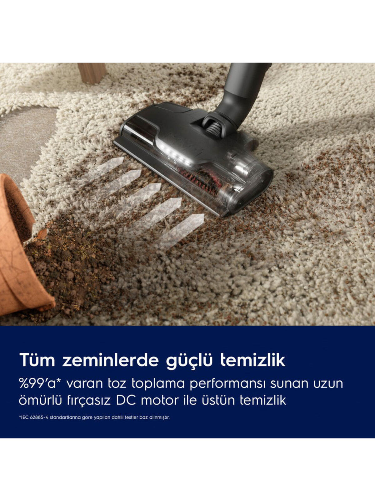 Electrolux EP82AB25UG Dikey Şarjlı Süpürge