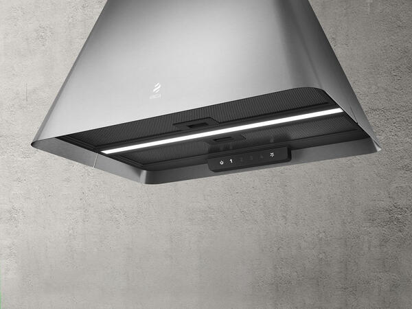 Elica IKONA LIGHT MAXXI INOX Ada Tipi Davlumbaz