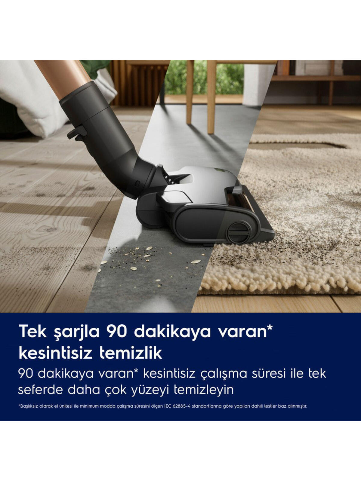 Electrolux EP82AB25UG Dikey Şarjlı Süpürge