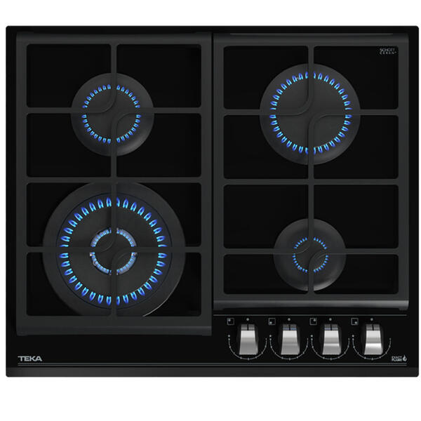 Teka GZC 64320 XBC BK (E4) WOK Siyah Cam Ankastre Ocak