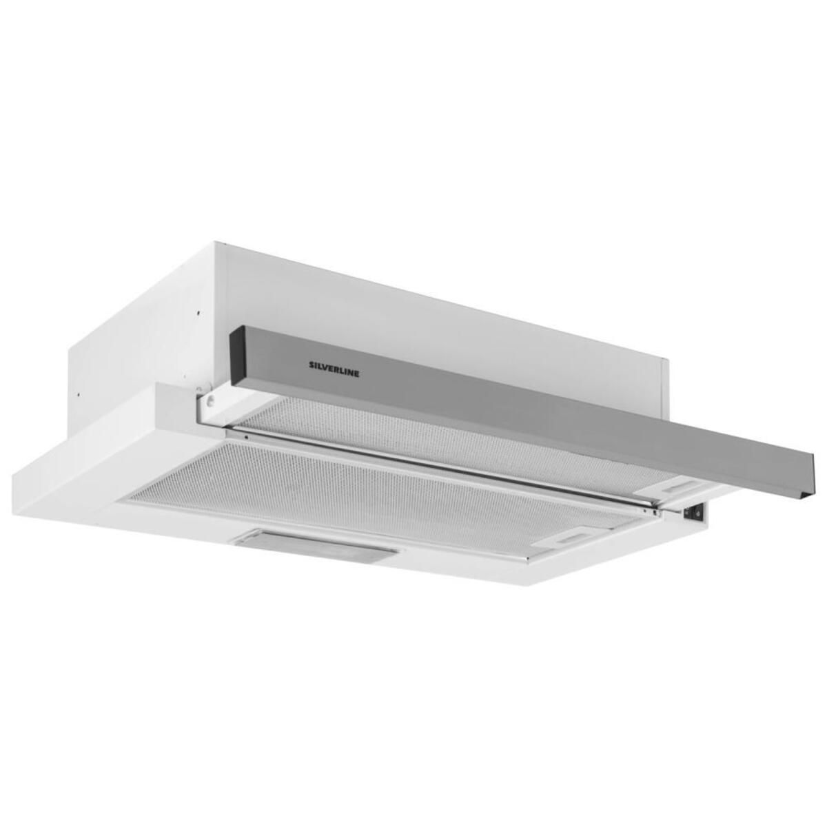 Silverline 1140.6 CRYSTAL Inox Sürgülü Aspiratör 