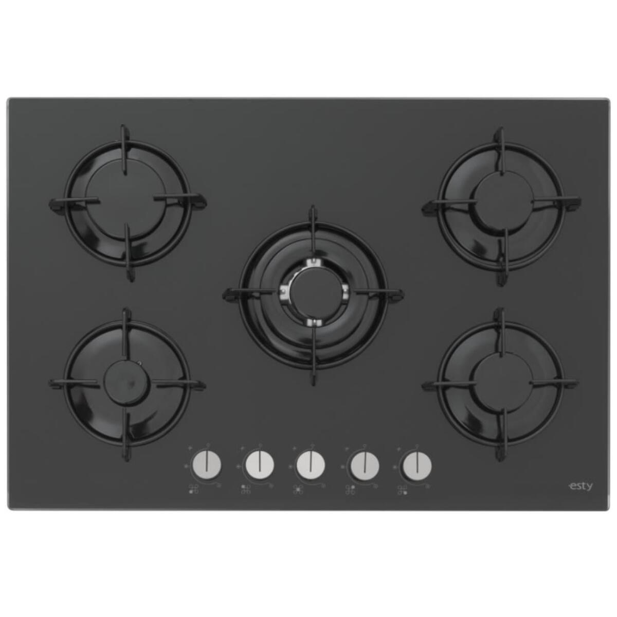 Esty ACO5365B01 Siyah Cam Ankastre Ocak 75cm