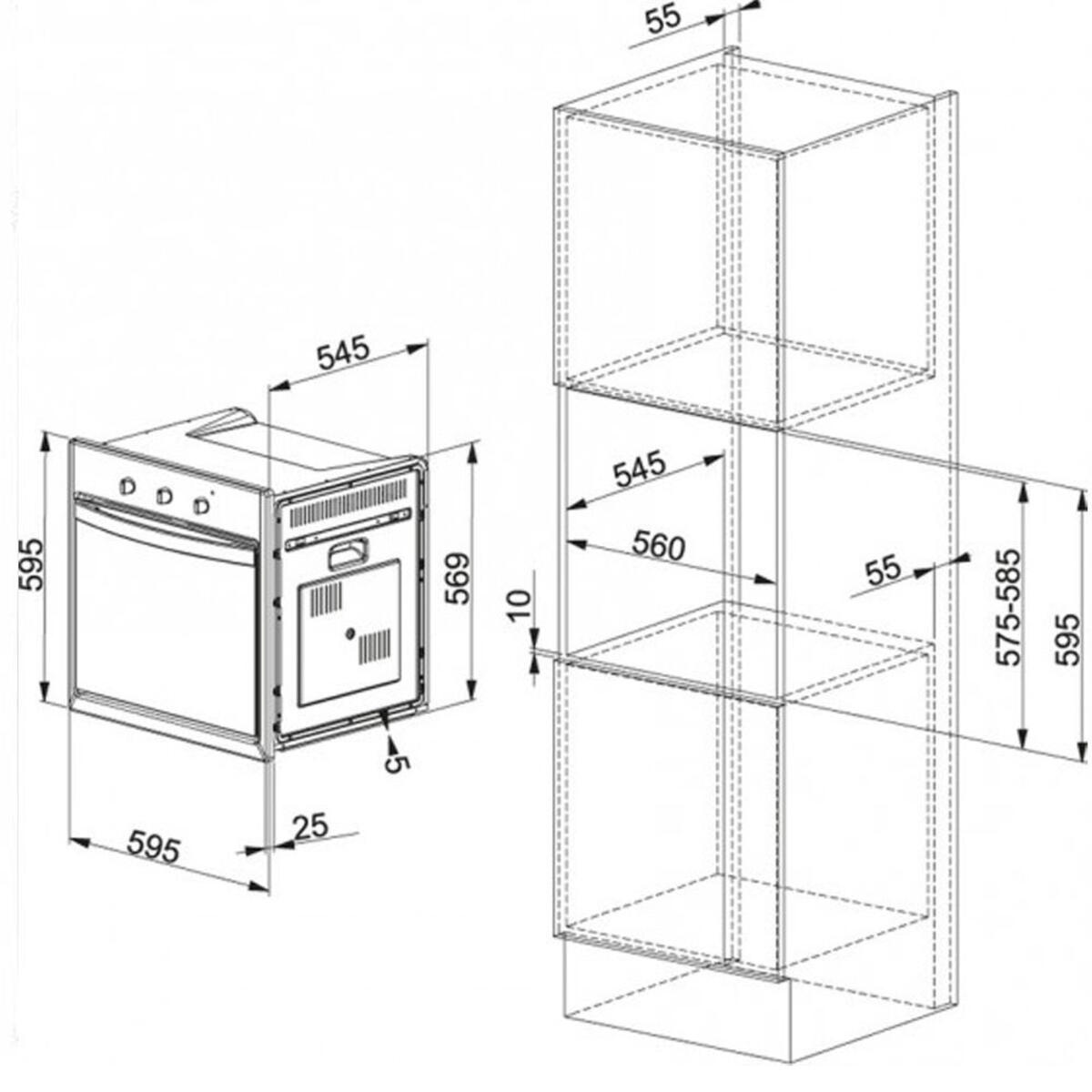 FRANKE CM 65 M BT Rustik Matt Black Ankastre Fırın_____ SERİ SONU ÜRÜN!!!