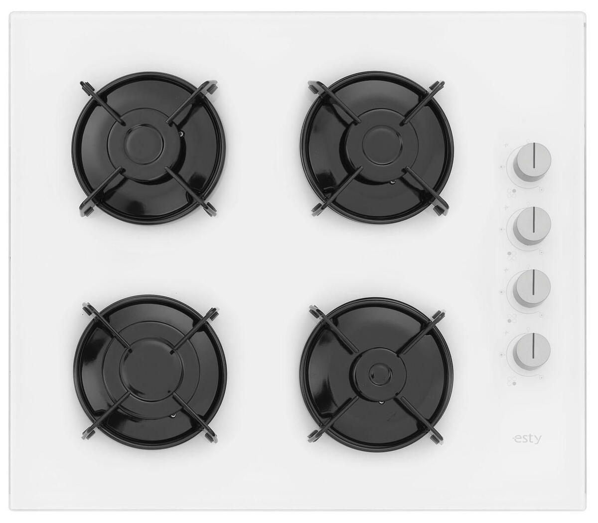 Esty ACO5601W01 Beyaz Cam Ankastre Ocak