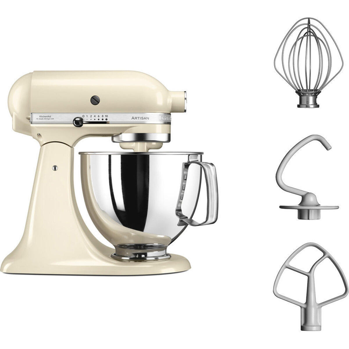 Kitchenaid Artisan 4,8 L Stand Mikser 5KSM125 Almond Cream-EAC