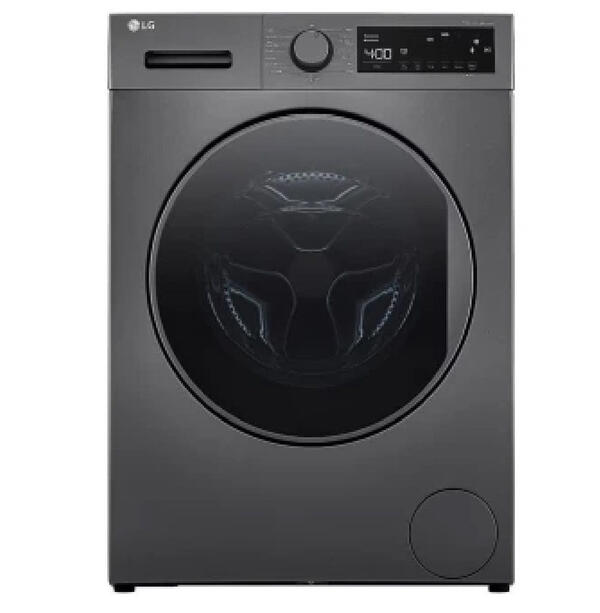 LG F4T2VYM1S.ADSPLTK A Enerji Sınıfı 9 kg 1400 Devir Buharlı Çamaşır Makinesi Gri