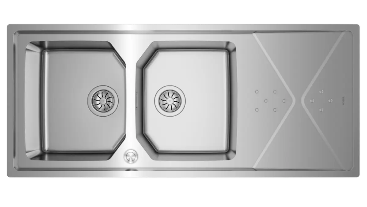 Teka BROOKLYN 80 M-XP 2B 1D Çelik Eviye