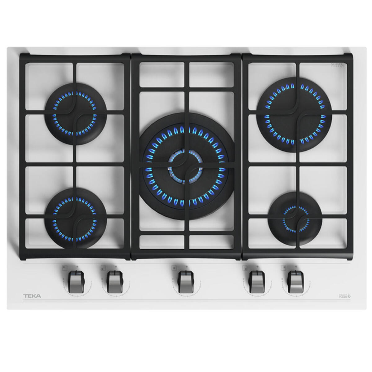 Teka GZC 75330 XBC WH (E4) Beyaz Cam Ankastre Ocak