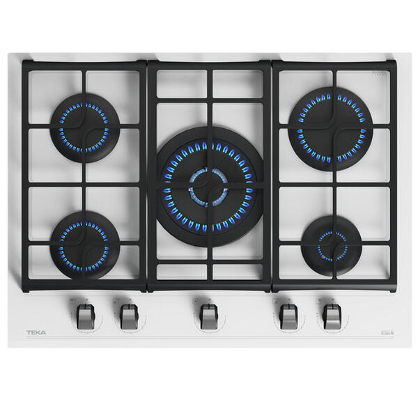 Teka GZC 75330 XBC WH (E4) Beyaz Cam Ankastre Ocak