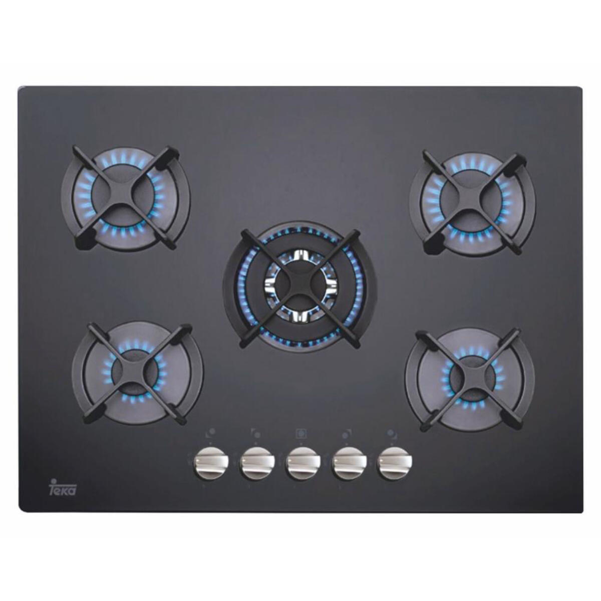 Teka HF LUX 70 5G AI AL TR CI Siyah Cam Ankastre Ocak