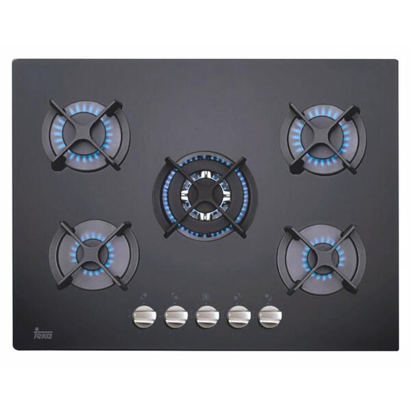 Teka HF LUX 70 5G AI AL TR CI Siyah Cam Ankastre Ocak