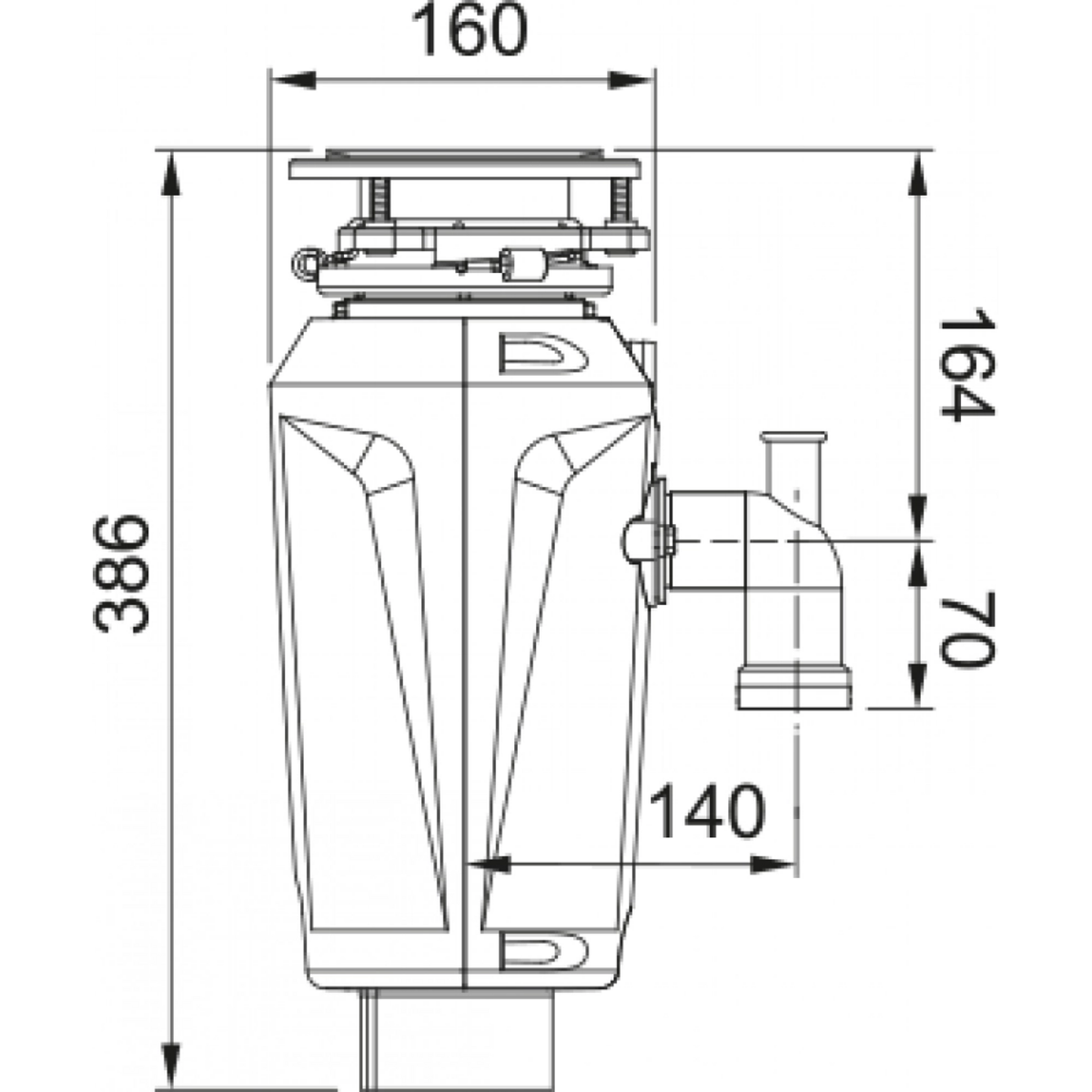 Franke SLIM 75 Çöp Öğütücü 
