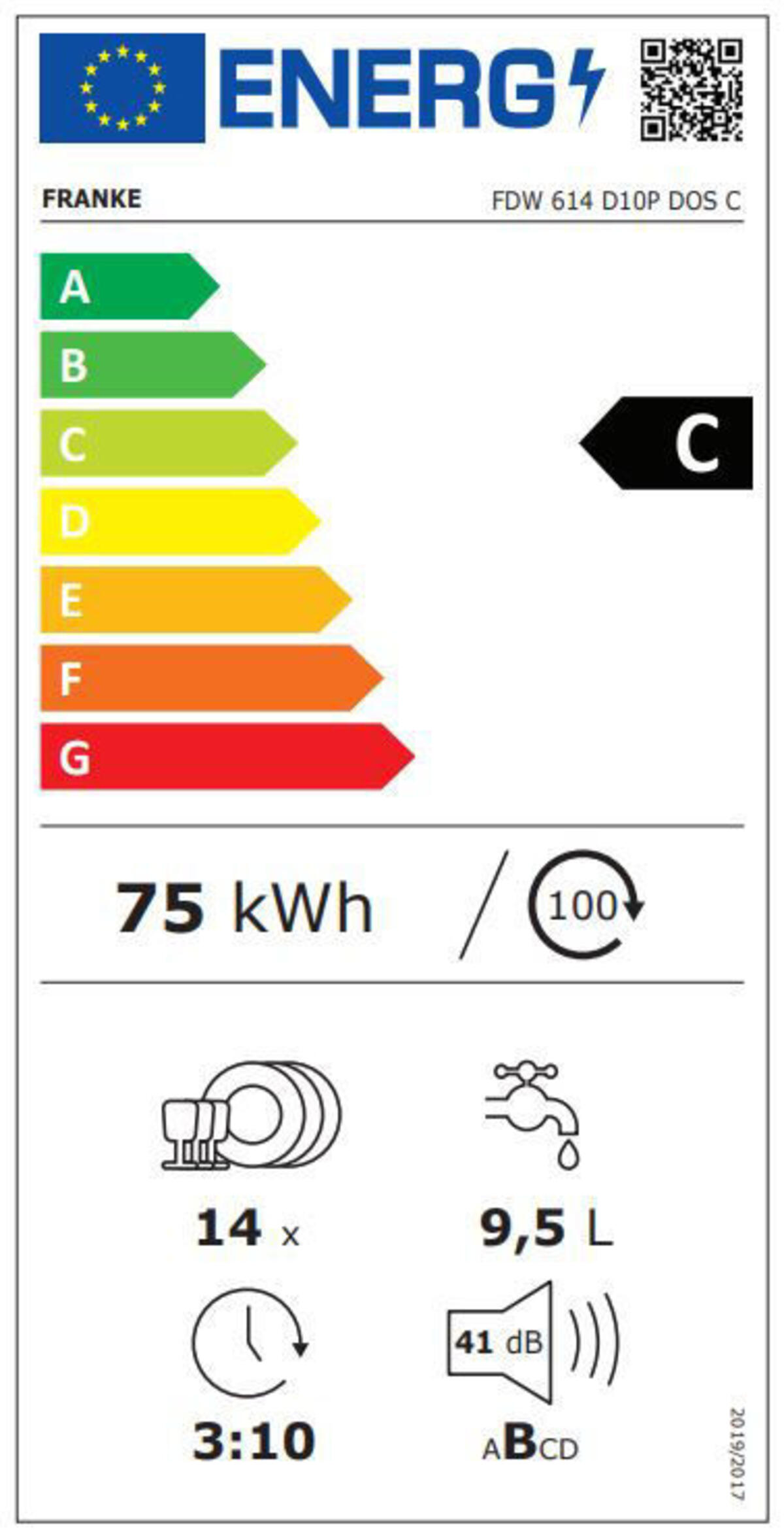 Franke FDW 614 D 10P A+++ Tam Ankastre Bulaşık Makinesi
