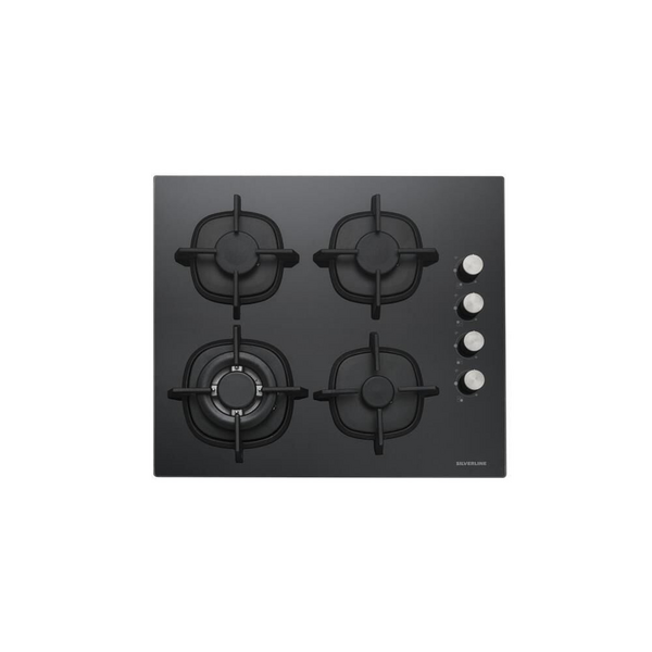 Silverline CS5701-C6B01  3G1W SİYAH C. WOK DÖKÜM IZG. Ankastre Ocak