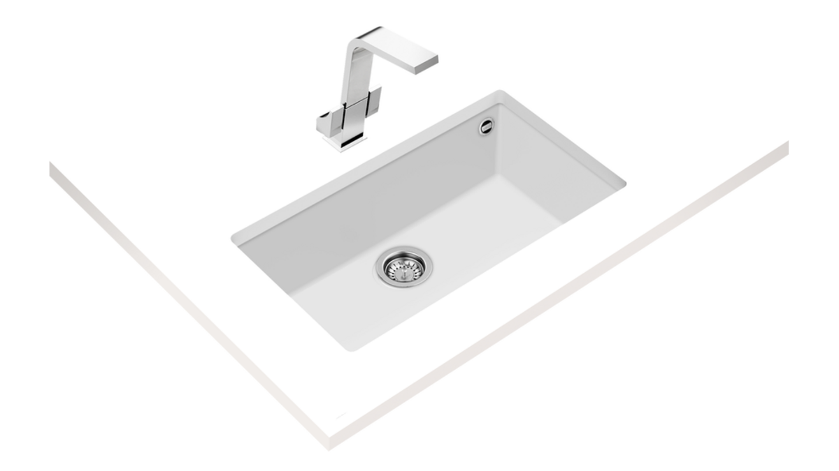 Teka SQUARE 72.40 TG (Artic White) Beyaz Granit Evye