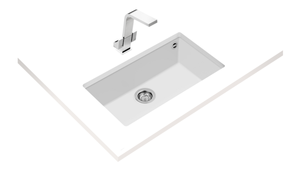 Teka SQUARE 72.40 TG (Artic White) Beyaz Granit Evye