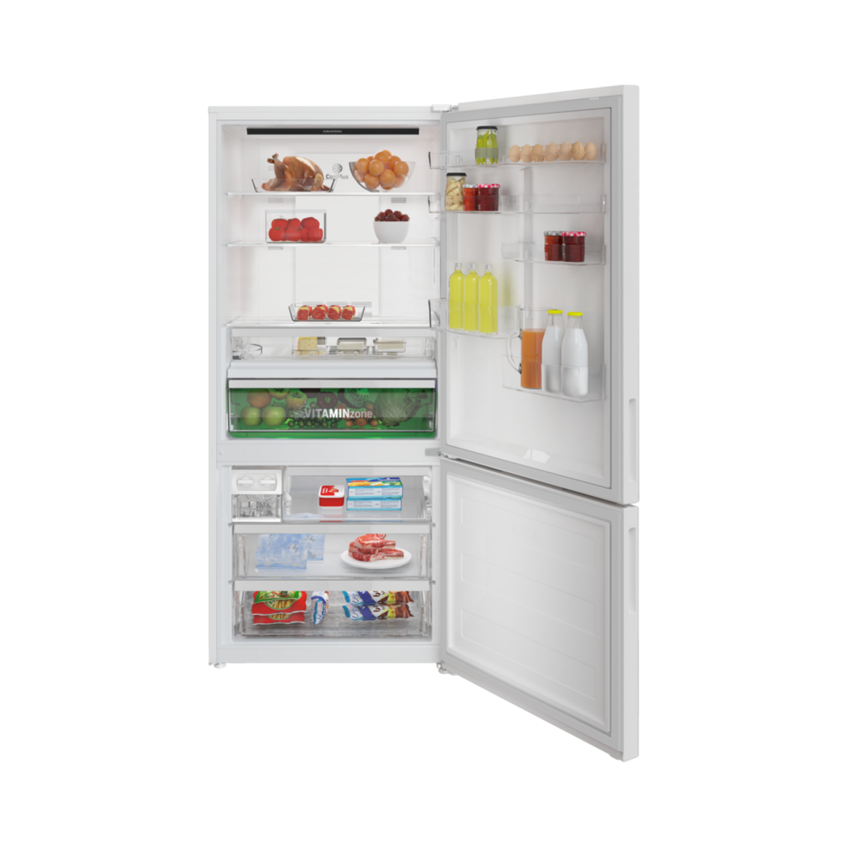 Grundig GKNE 7201 615 lt 83.2 Beyaz Buzdolabı