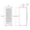 Teka RVF 10051 GBK 51-Şişe Kapasiteli Soğutucu Dolap