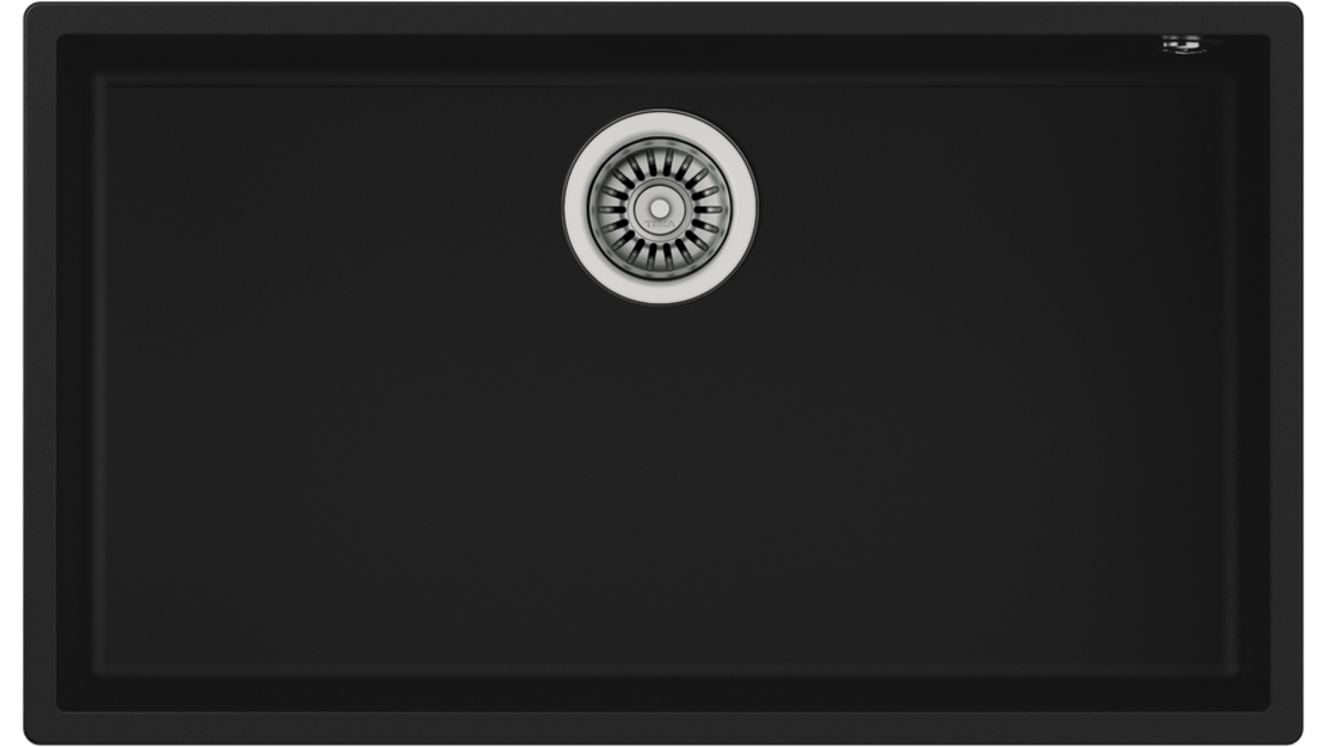 Teka SQUARE 72.40 TG (Black) Siyah Granit Evye