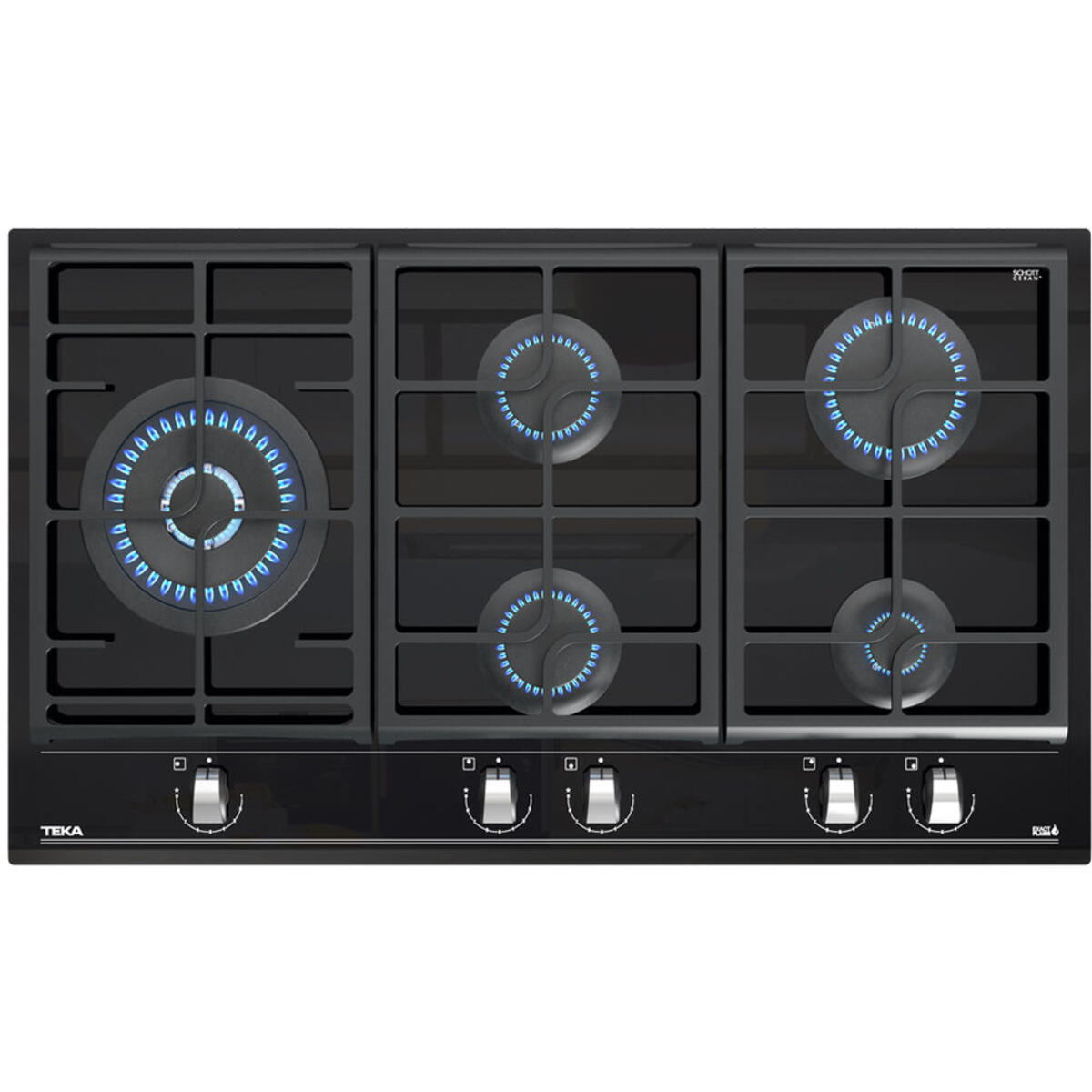 Teka GZC 95320 XBC Siyah Cam Ankastre Ocak