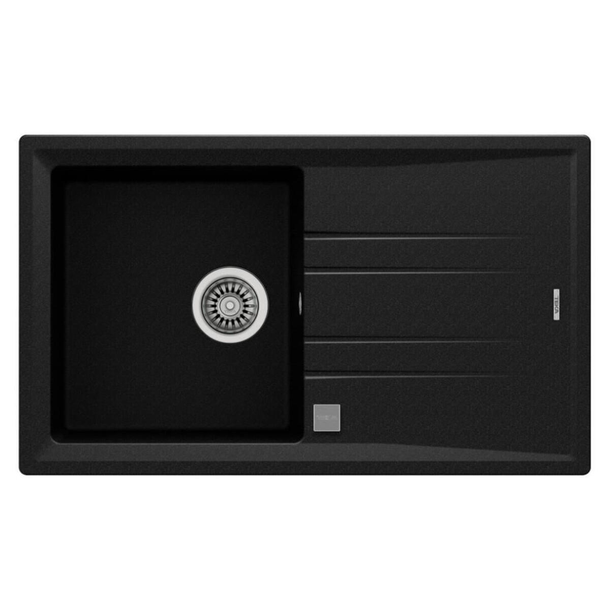 Teka STONE 50 B-TG (Metallic Black) Siyah Granit Evye