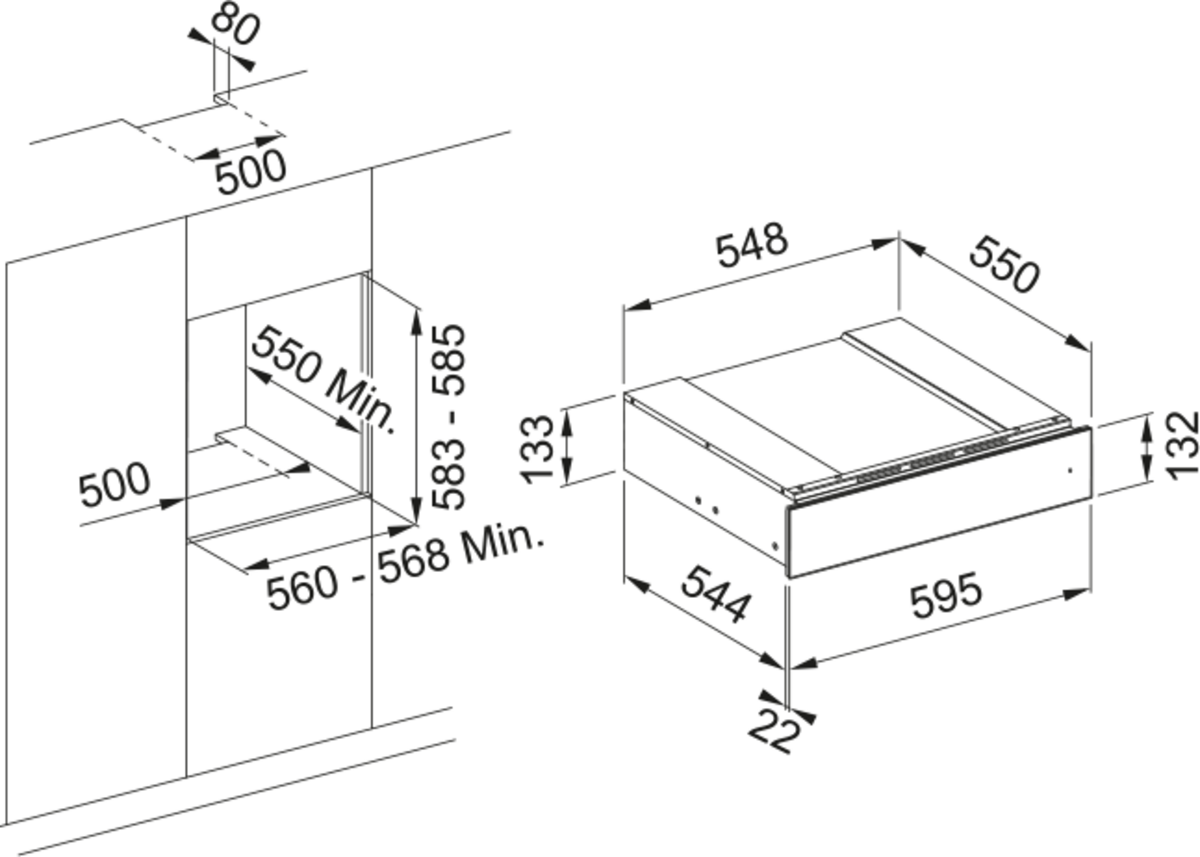 Franke FMY 14 DRW XS ISITMA ÇEKMECESİ