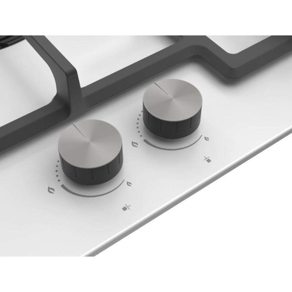 Ferre ED076 Beyaz Cam 67cm Ankastre Ocak