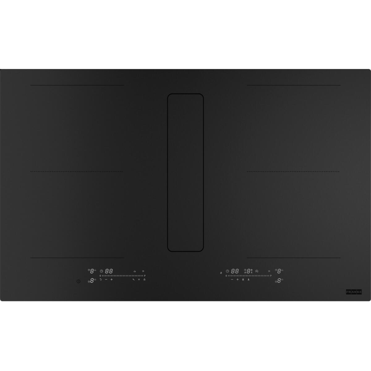 Franke FMY 8362 DA R HI Matt Black Mythos 2gether Slide Ankastre Entegre Aspiratörlü Ocak