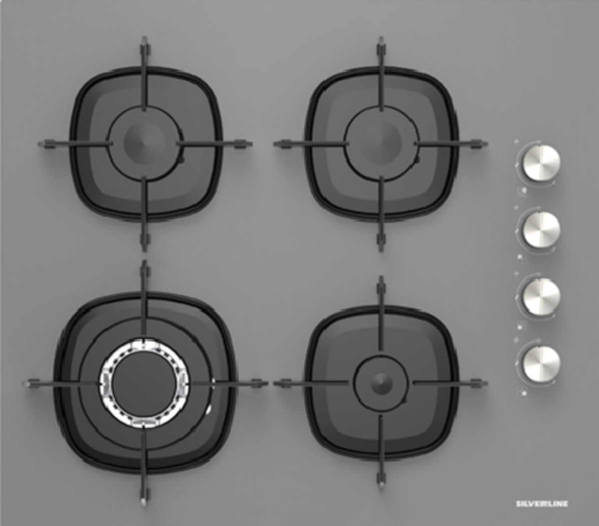 Silverline CS5629S01 Gri Ankastre Ocak