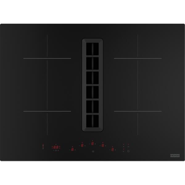 Franke FSM 7072 4RC R HI Black Glass Smart 2gether Ankastre Entegre Aspiratörlü Ocak