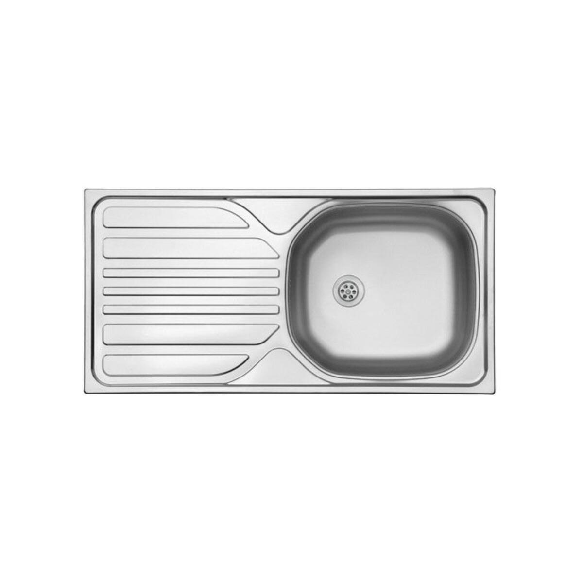 Ukinox BARTON 435*860 SOL Tezgaha Sıfır Dekorlu Eviye