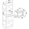 Franke SMART FSL 20 MW BK Black Ankastre Mikrodalga