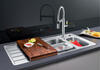 Blanco AXIS III 6 S -IF SAĞ DAMLALIK CAM KESME TAHTALI INFINO Paslanmaz Çelik