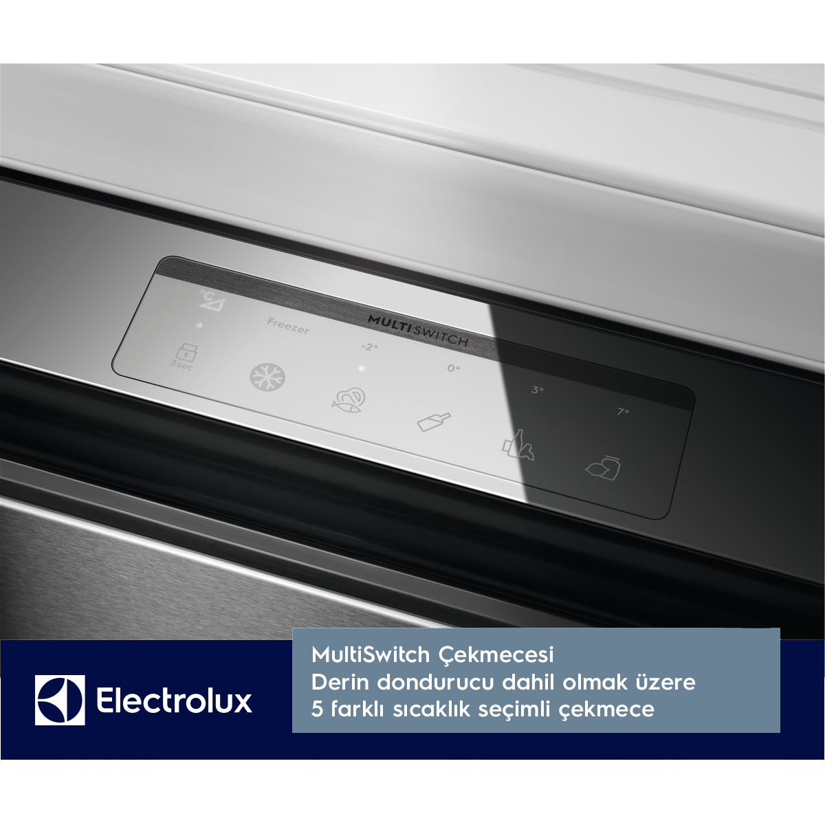 Electrolux LLI9VF54X0 Inox 4 Kapılı Gardrop NoFrost Buzdolabı
