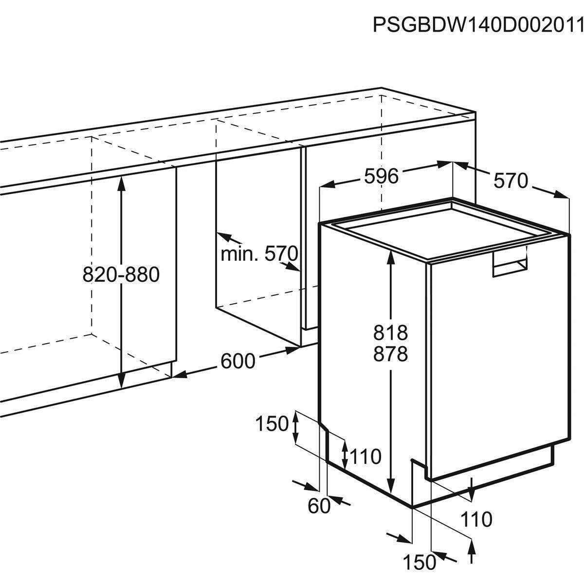 Electrolux ESC87300SX Comfortlift Inox Solo Bulaşık Makinesi