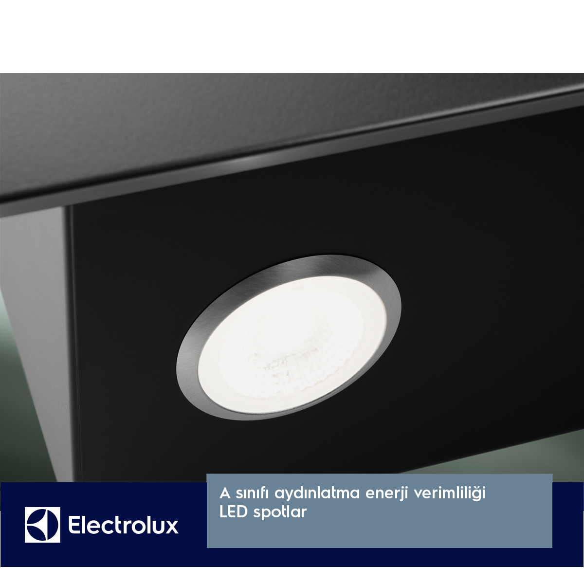 Electrolux LFV619K Siyah Cam Davlumbaz