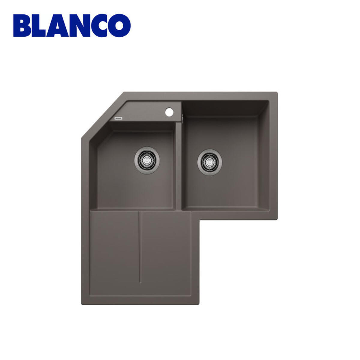 Banco METRA 9 E Volcano Gri Köşe Granit Evye