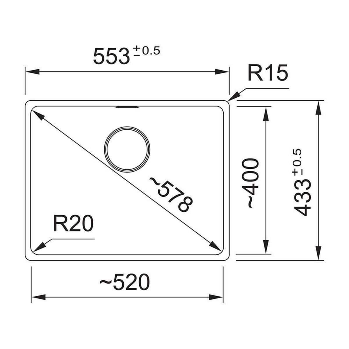 Franke MRG 210/110-52 Nero Fragranit Evye (135.0668.910)