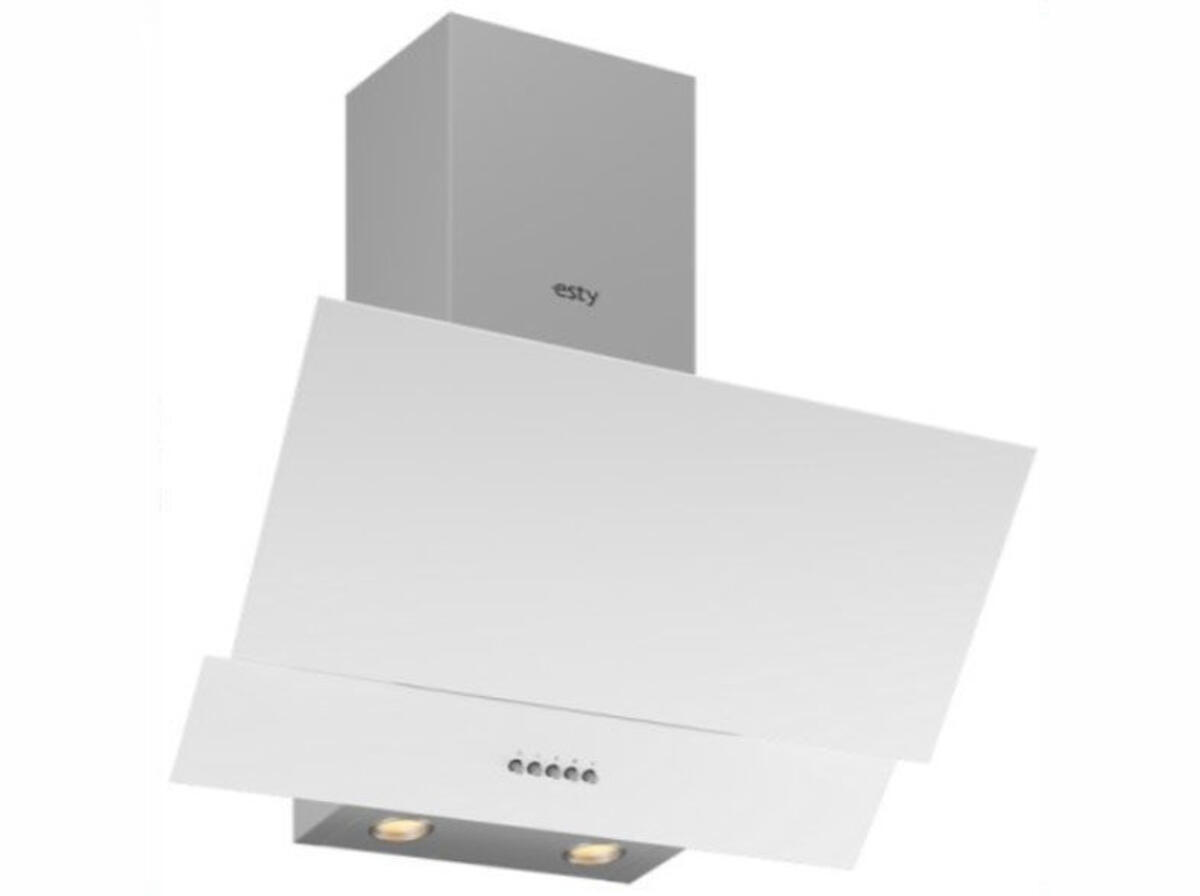Esty 3480.6 BEYAZ Push Buton Davlumbaz