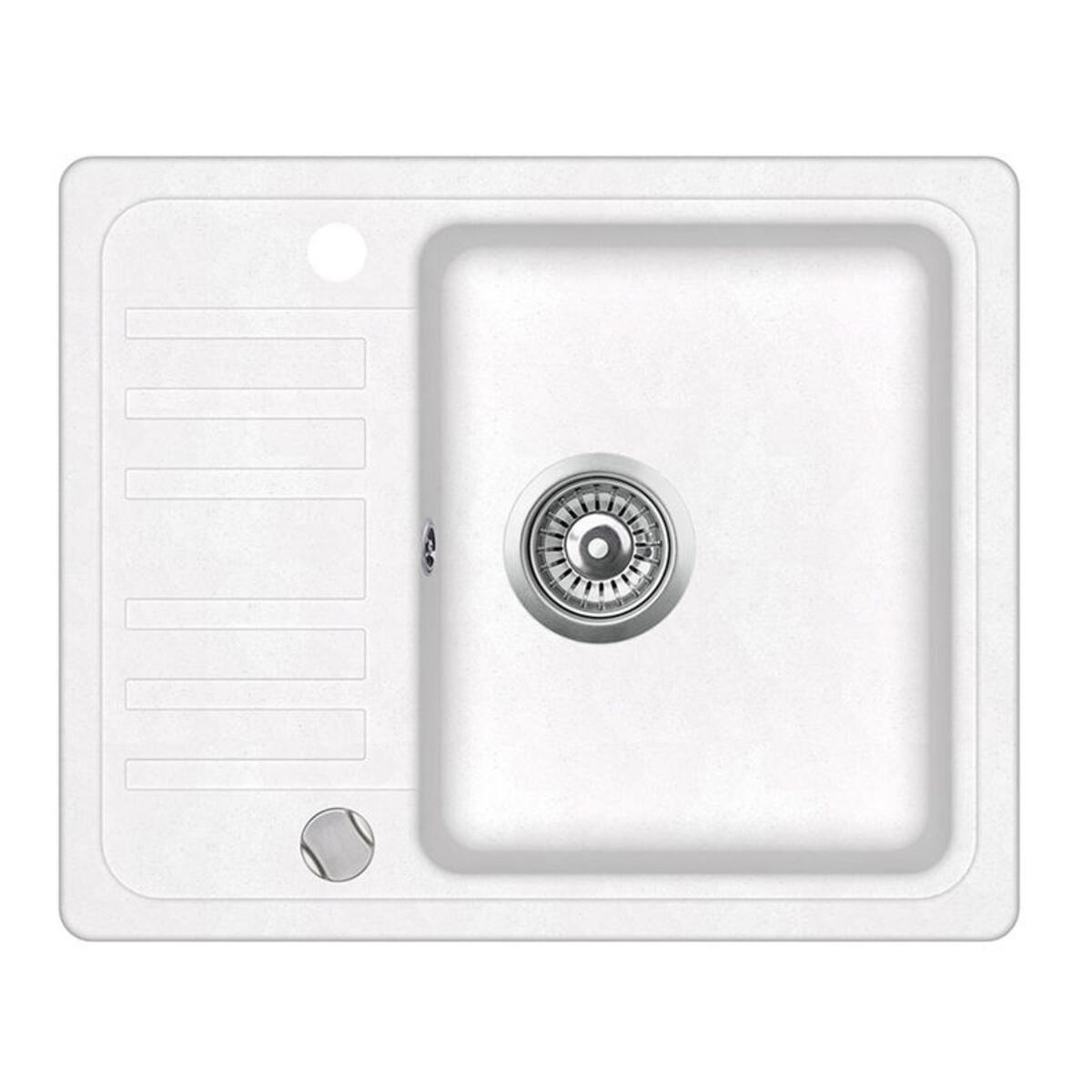 VE.OMEGA V-102 WHITE GRANİT EVYE